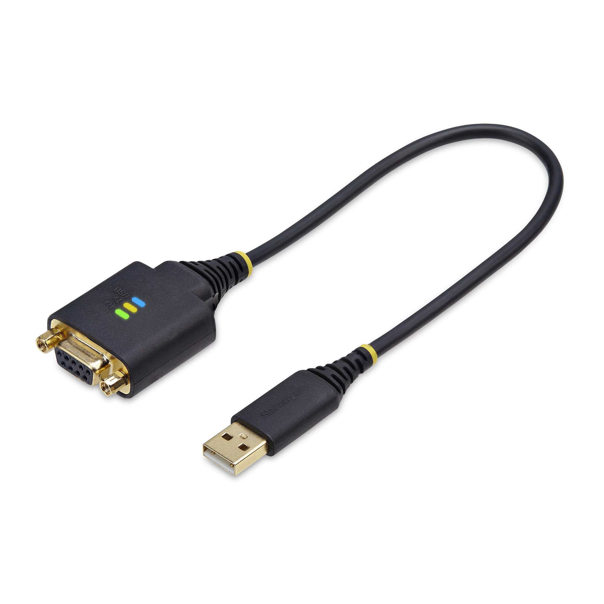 StarTech.com 1P1FFCN-USB-SERIAL câble Série Noir 0,3 m USB Type-A DB-9 StarTech.com 1P1FFCN-USB-SERIAL câble Série Noir 0,3 m USB Type-A DB-9