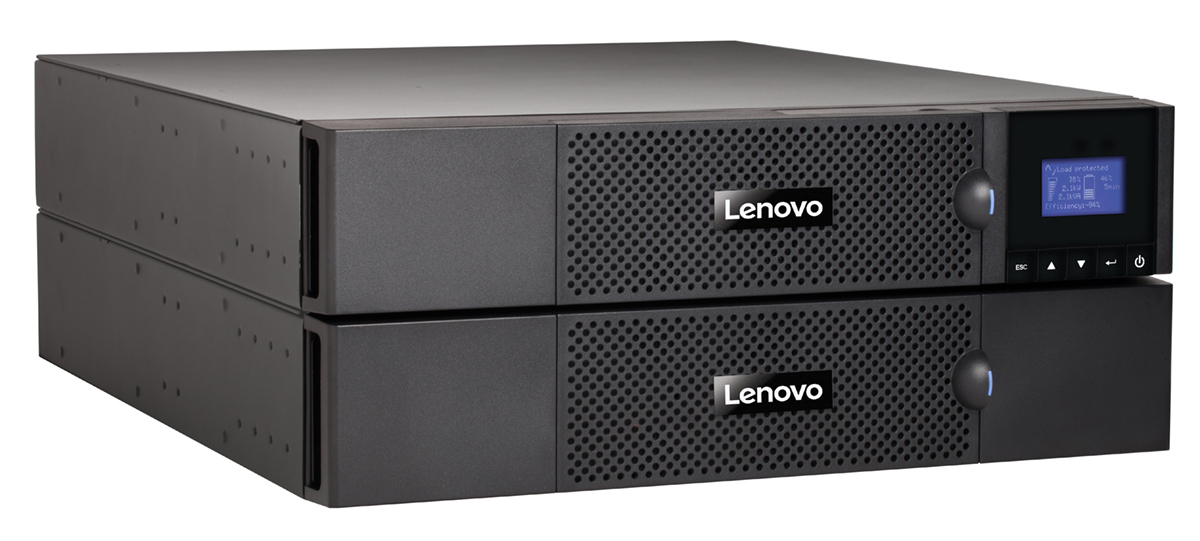 Lenovo RT3kVA alimentation d'énergie non interruptible Interactivité de ligne 3 kVA 2700 W 9 sortie(s) CA Lenovo RT3kVA alimentation d'énergie non interruptible Interactivité de ligne 3 kVA 2700 W 9 sortie(s) CA