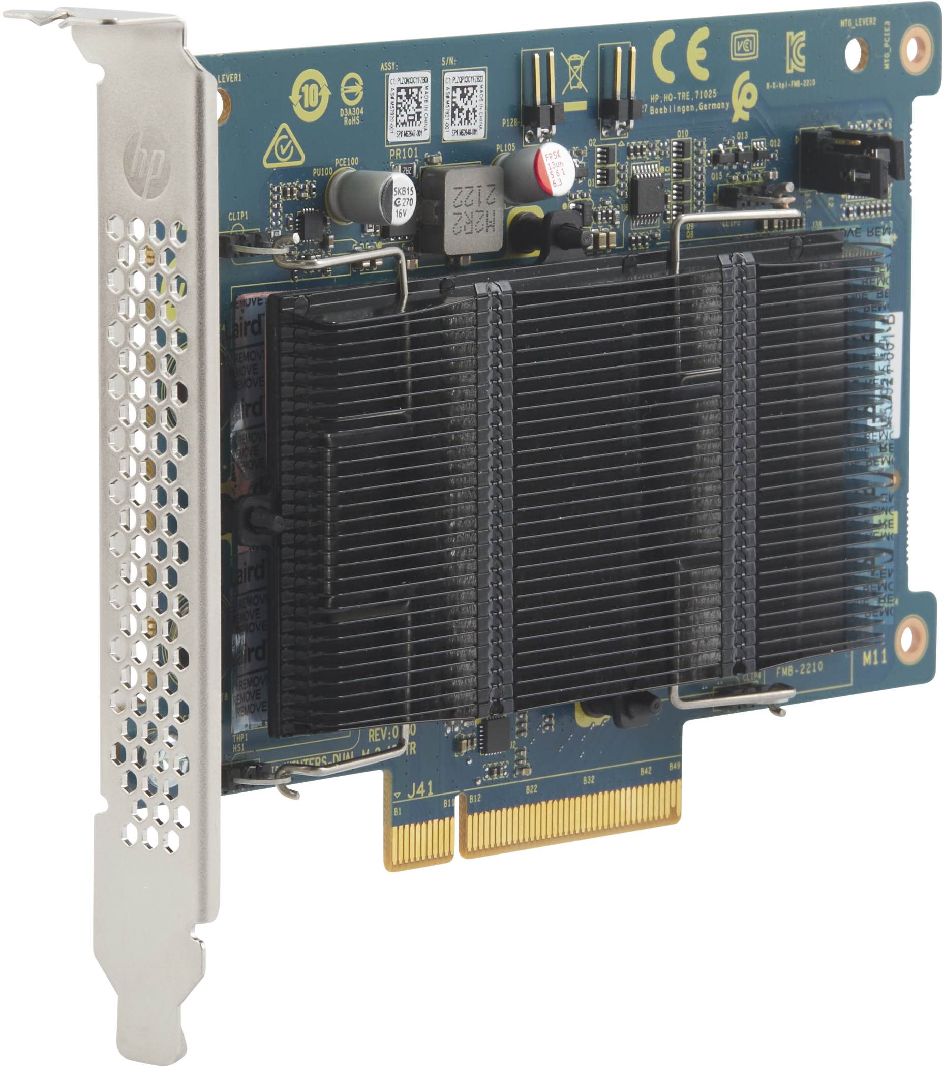 HP Z Turbo Drive Dual Pro PCIe-4x4 NVMe Carrier