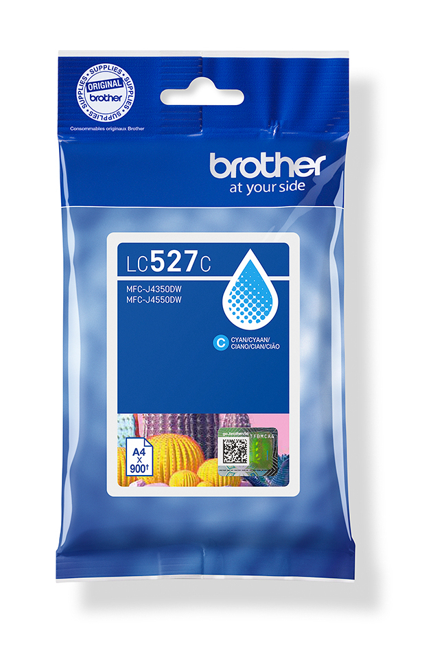 Brother Cartouche d'encre authentique LC527C - Cyan Brother Cartouche d'encre authentique LC527C - Cyan
