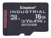 Kingston Technology Industrial 16 Go MicroSDHC UHS-I Classe 10 Kingston Technology Industrial 16 Go MicroSDHC UHS-I Classe 10