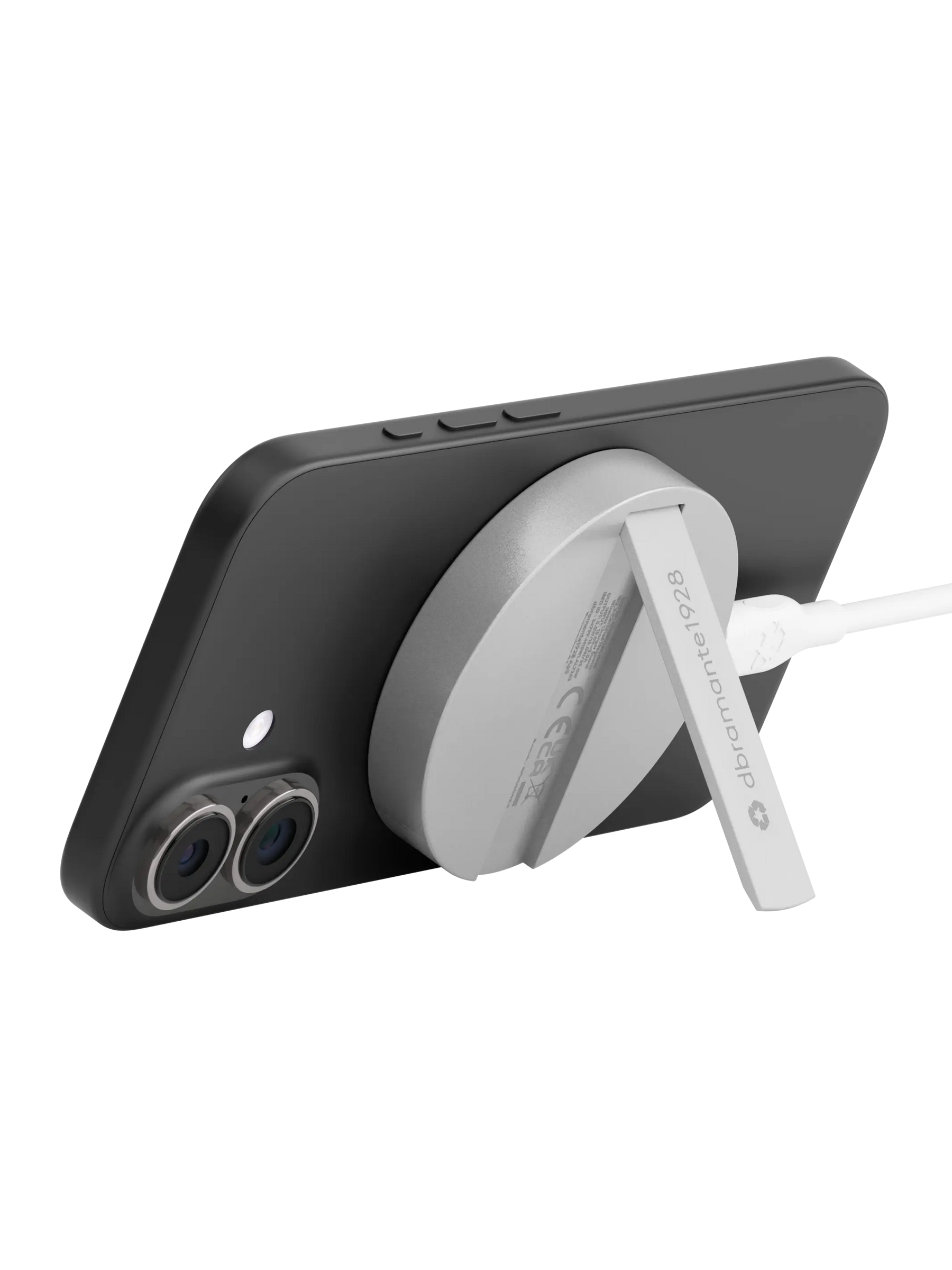 dbramante1928 CH15WLAL7263 chargeur d'appareils mobiles Smartphone Gris USB Recharge sans fil Charge rapide Intérieure