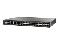 SG350X-48PV Géré L3 Gigabit Ethernet (10/100/1000) Connexion Ethernet, supportant l'alimentation via ce port (PoE) 1U Noir