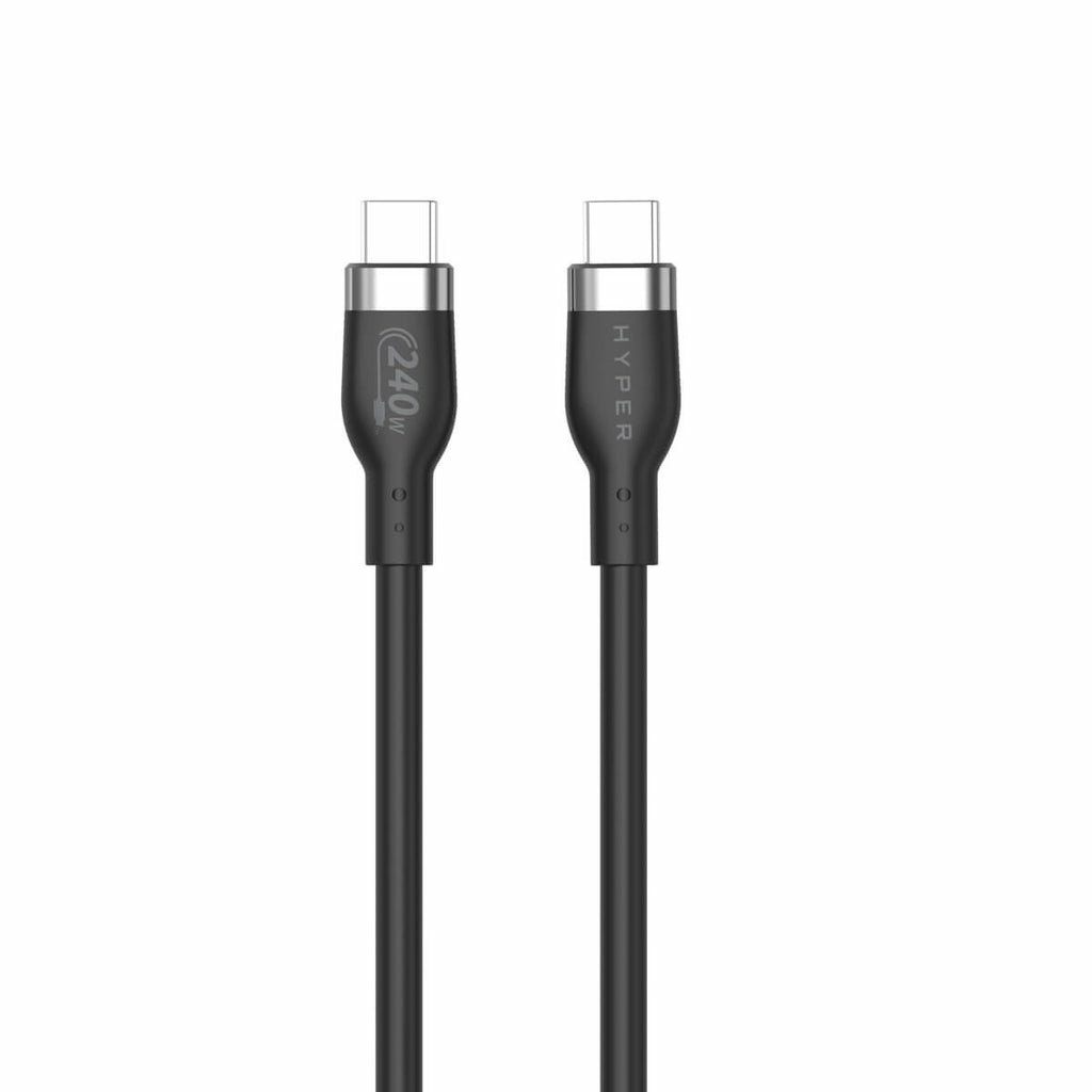 HYPER HJ4002BKGL câble USB 2 m USB 2.0 USB C Noir HYPER HJ4002BKGL câble USB 2 m USB 2.0 USB C Noir