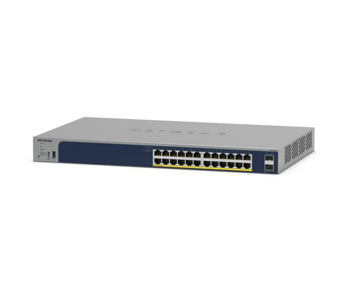 NETGEAR GS724TPv3 Géré L2 Gigabit Ethernet (10/100/1000) Connexion Ethernet, supportant l'alimentation via ce port (PoE) Gris NETGEAR GS724TPv3 Géré L2 Gigabit Ethernet (10/100/1000) Connexion Ethernet, supportant l'alimentation via ce port (PoE) Gris