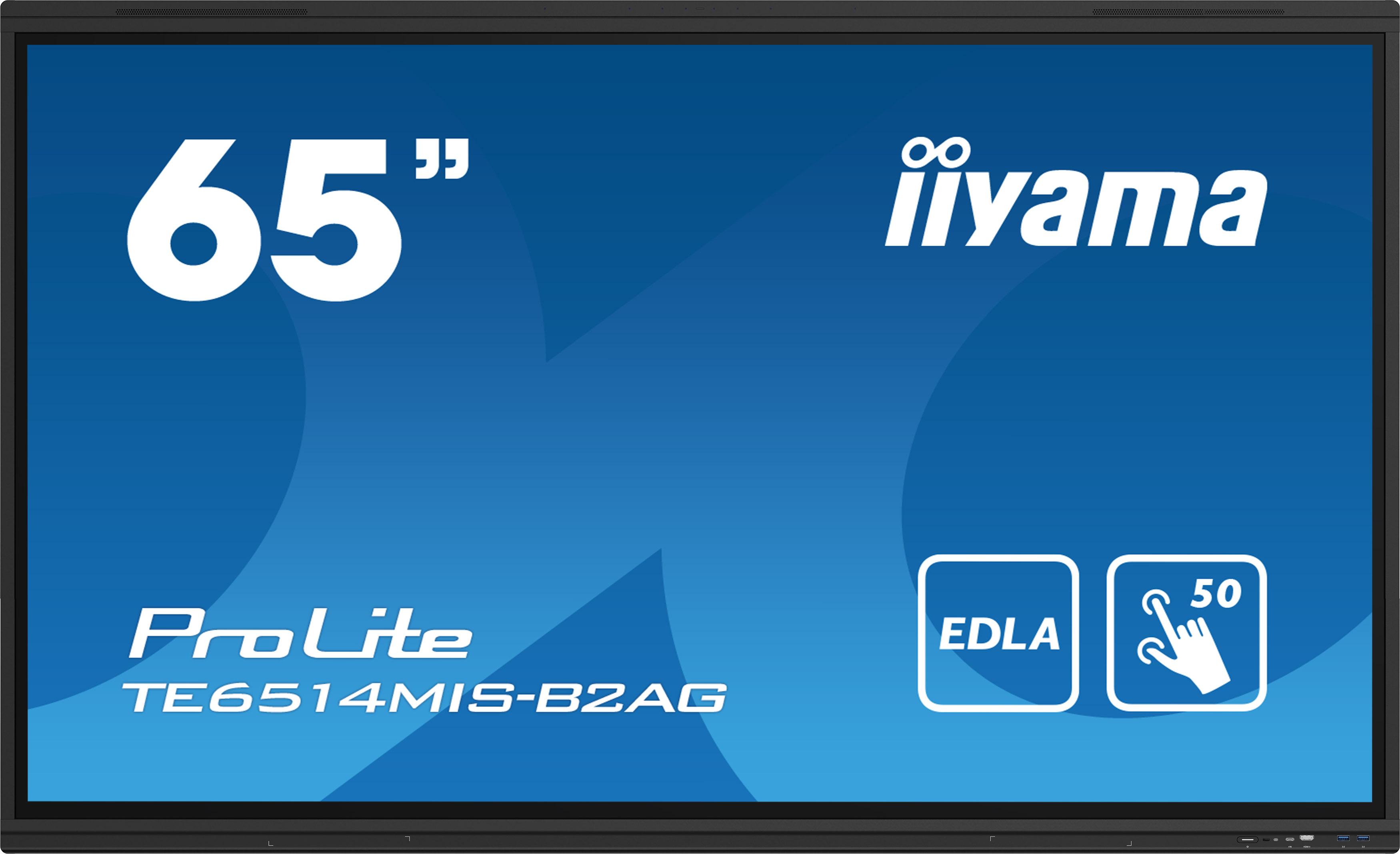 iiyama PROLITE TE6514MIS-B2AG Écran plat de signalisation numérique 165,1 cm (65") Wifi 435 cd/m² 4K Ultra HD Noir Écran tactile Intégré dans le processeur Android 24/7 iiyama PROLITE TE6514MIS-B2AG Écran plat de signalisation numérique 165,1 cm (65") Wifi 435 cd/m² 4K Ultra HD Noir Écran tactile Intégré dans le processeur Android 24/7