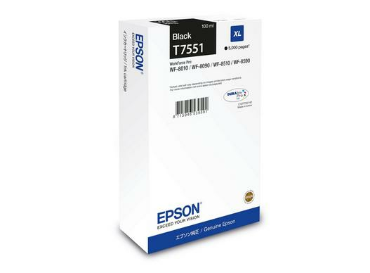 Epson C13T75514N cartouche d'encre 1 pièce(s) Original Rendement élevé (XL) Noir Epson C13T75514N cartouche d'encre 1 pièce(s) Original Rendement élevé (XL) Noir