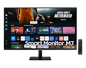 Samsung Smart Monitor M7 M70D écran plat de PC 81,3 cm (32") 3840 x 2160 pixels 4K Ultra HD LED Noir Samsung Smart Monitor M7 M70D écran plat de PC 81,3 cm (32") 3840 x 2160 pixels 4K Ultra HD LED Noir