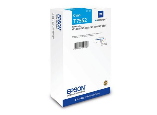 Epson C13T75524N cartouche d'encre 1 pièce(s) Compatible Rendement élevé (XL) Cyan