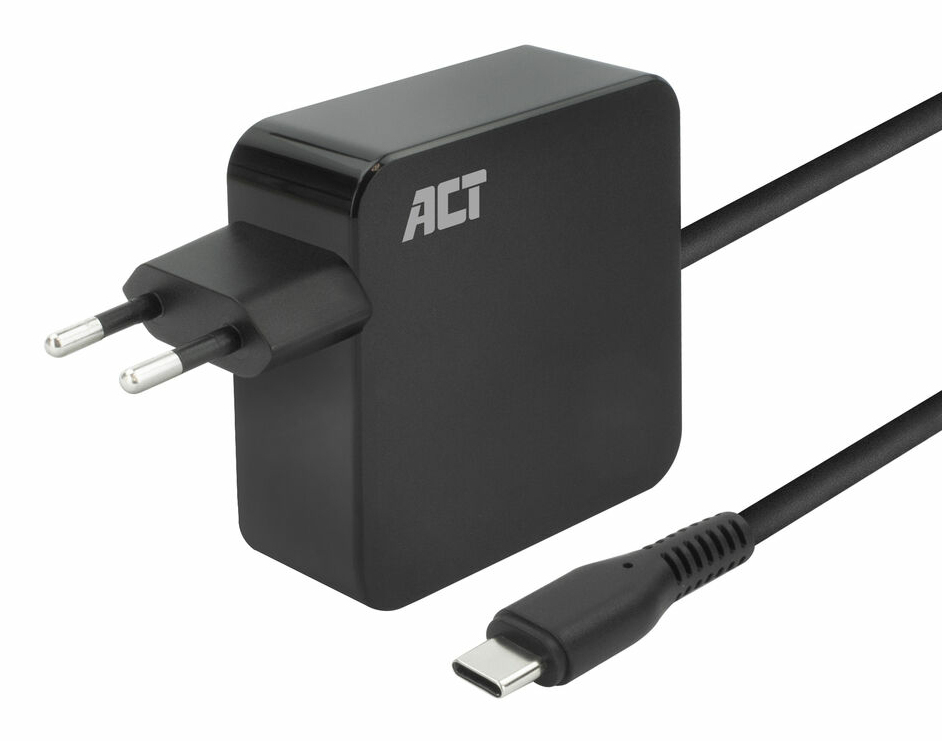 ACT AC2010 chargeur d'appareils mobiles Ordinateur portable, Smartphone, Tablette Noir Secteur Charge rapide Intérieure ACT AC2010 chargeur d'appareils mobiles Ordinateur portable, Smartphone, Tablette Noir Secteur Charge rapide Intérieure
