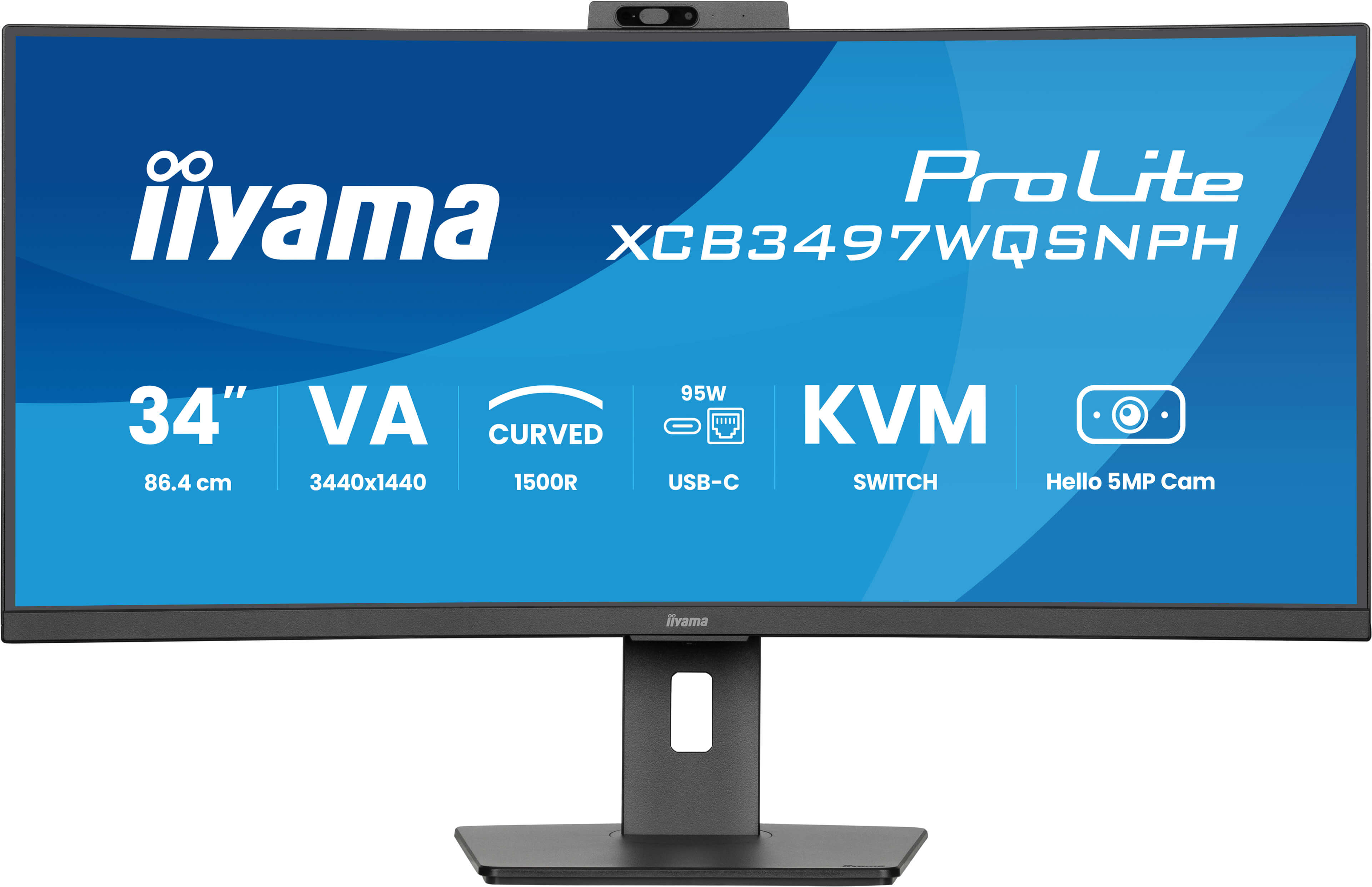 iiyama ProLite XCB3497WQSNPH-B1 écran plat de PC 86,4 cm (34")