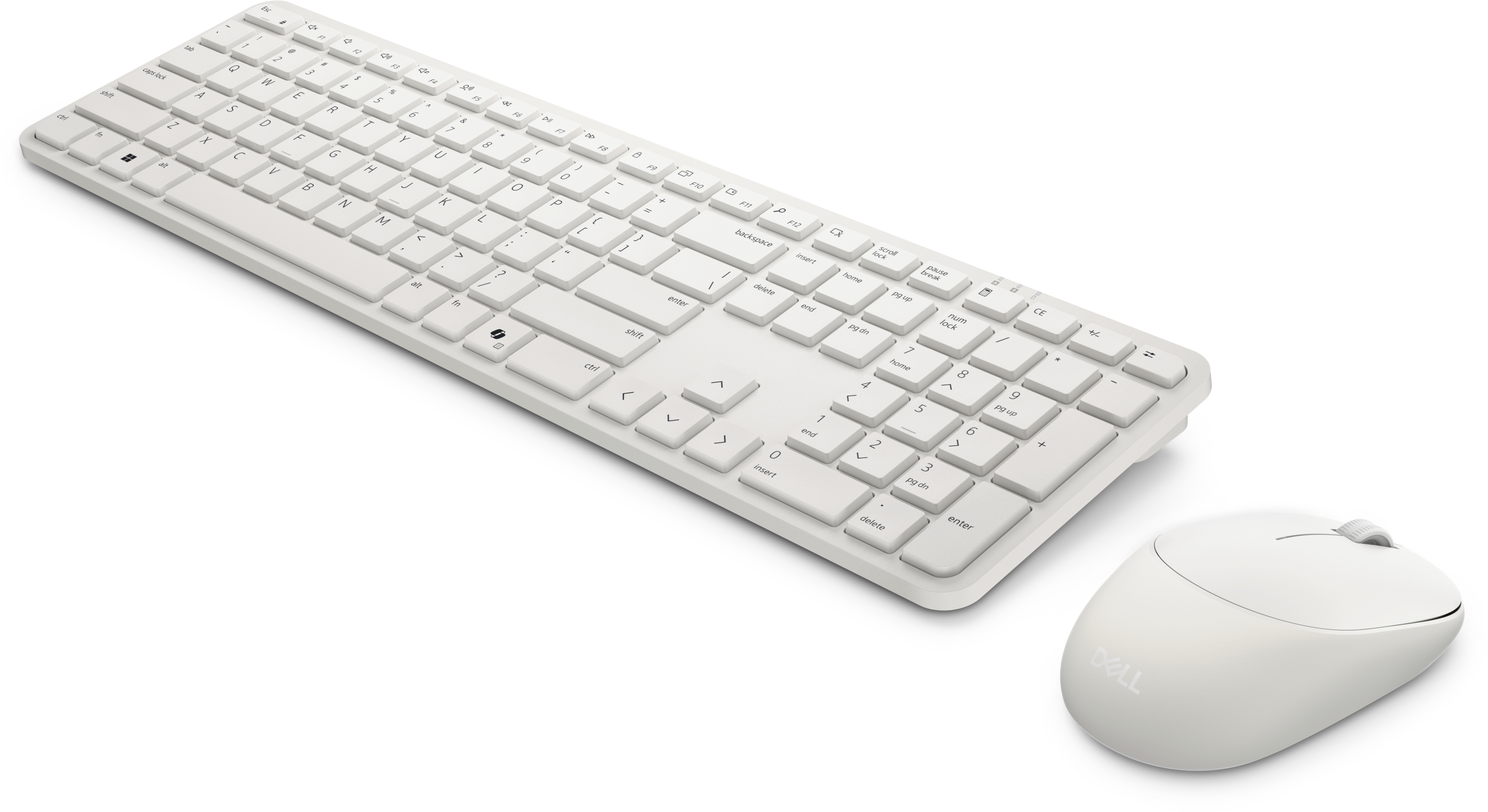 DELL Pro 5 KM526 clavier Souris incluse maison/bureau RF sans fil QWERTY US International Blanc
