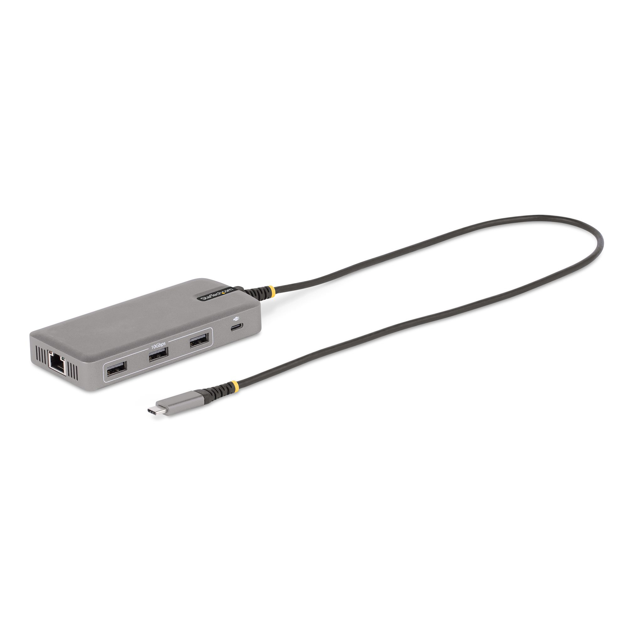 StarTech.com Adaptateur USB-C Triple Moniteur Multiport - Double HDMI 4K 60Hz + 4K 30Hz et DisplayPort, Hub USB 10Gbps 3 ports, 100W PD Pass-Trough, GbE, Station d'Acceuil de Voyage, Windows et ChromeOS StarTech.com Adaptateur USB-C Triple Moniteur Multiport - Double HDMI 4K 60Hz + 4K 30Hz et DisplayPort, Hub USB 10Gbps 3 ports, 100W PD Pass-Trough, GbE, Station d'Acceuil de Voyage, Windows et ChromeOS