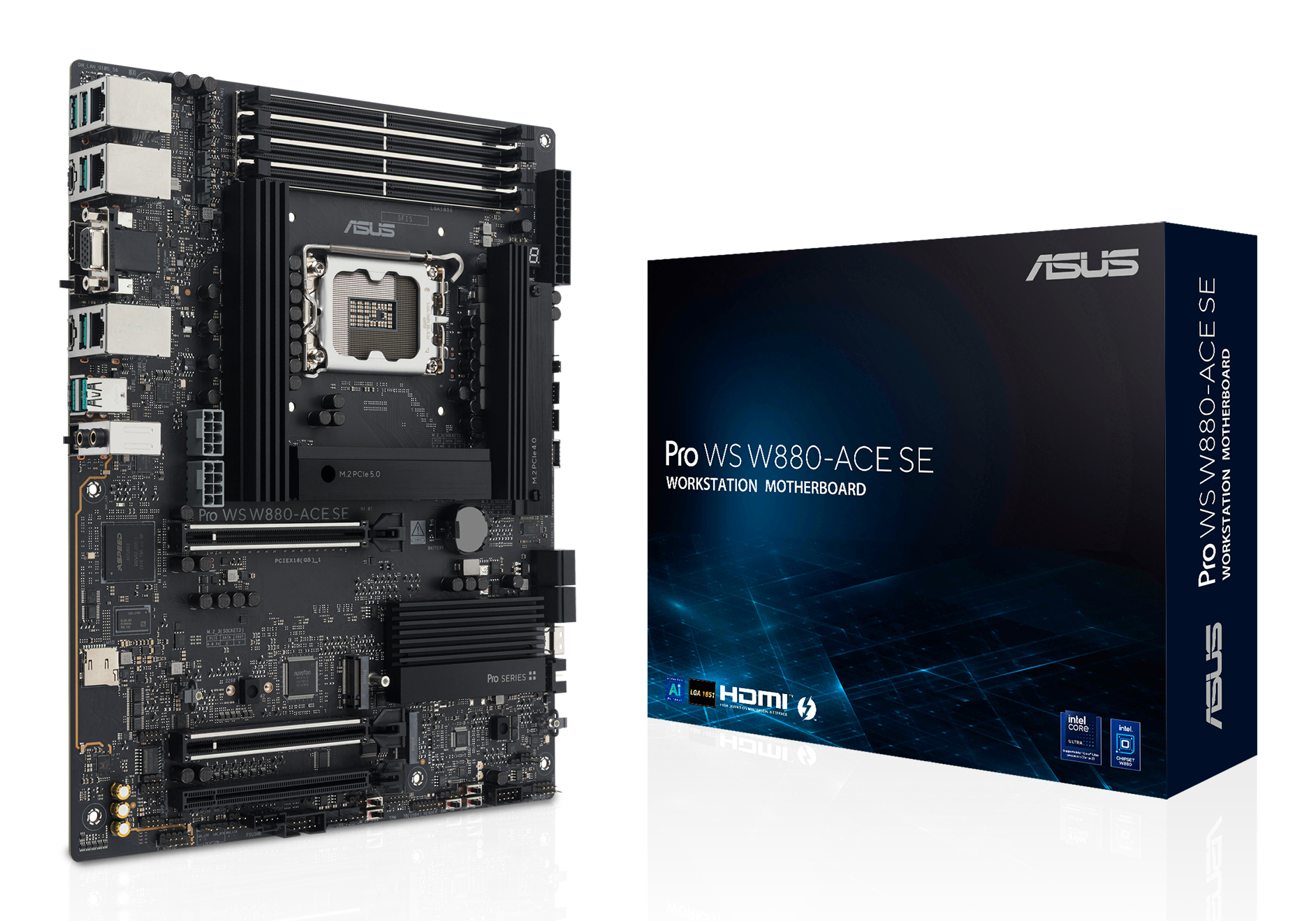 ASUS PRO WS W880-ACE SE LGA 1851 (Socket V1) ATX ASUS PRO WS W880-ACE SE LGA 1851 (Socket V1) ATX