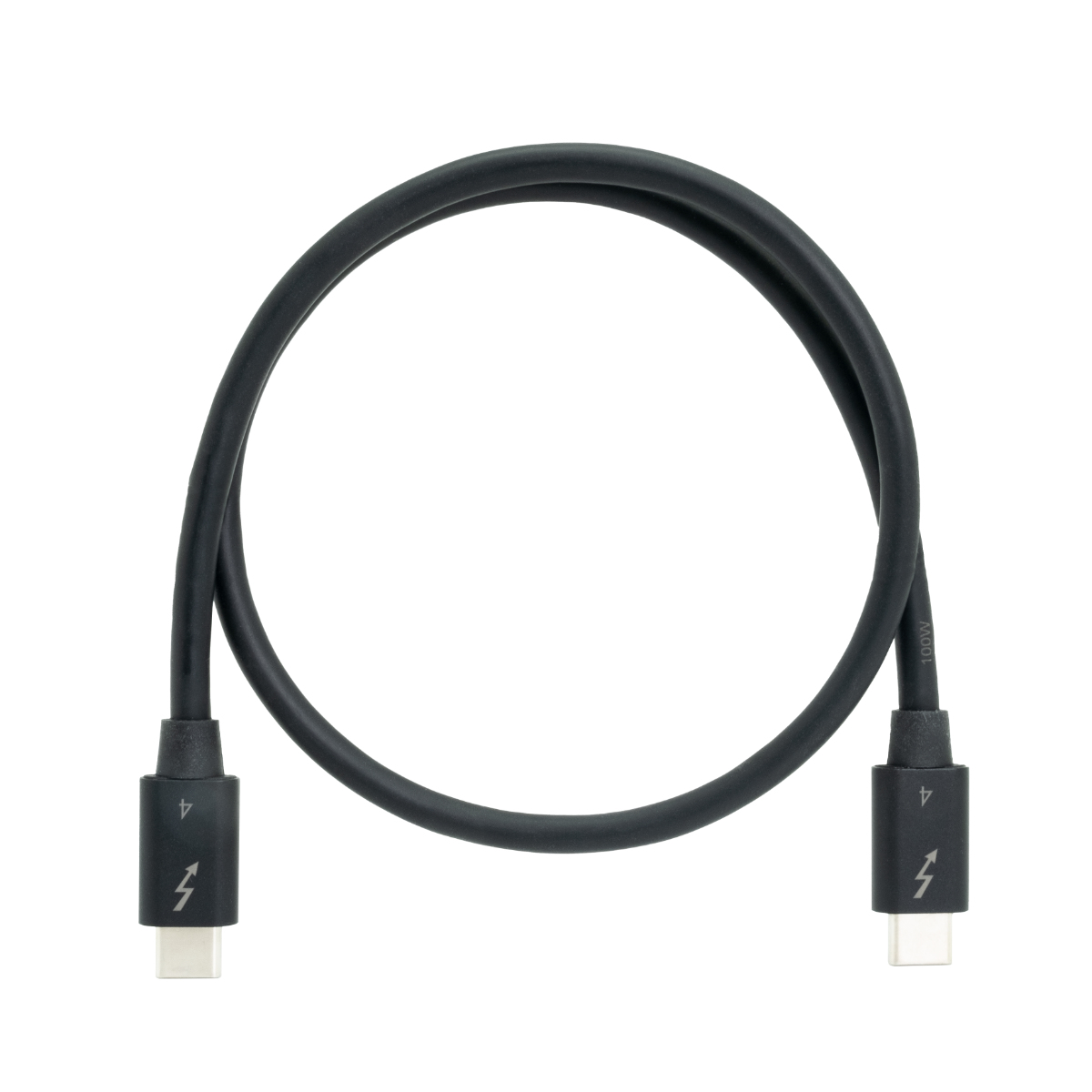 QNAP CAB-TBT4-0M5 Câble Thunderbolt 0,5 m 40 Gbit/s Noir QNAP CAB-TBT4-0M5 Câble Thunderbolt 0,5 m 40 Gbit/s Noir