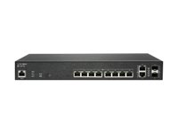 SonicWall SWS12-10FPOE Géré L2 Gigabit Ethernet (10/100/1000) Connexion Ethernet, supportant l'alimentation via ce port (PoE) Noir SonicWall SWS12-10FPOE Géré L2 Gigabit Ethernet (10/100/1000) Connexion Ethernet, supportant l'alimentation via ce port (PoE) Noir