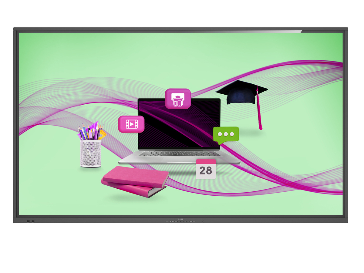 Philips 86BDL4052E/02 affichage de messages Panneau plat de signalisation numérique 165,1 cm (65") LCD Wifi 400 cd/m² 4K Ultra HD Noir Écran tactile Intégré dans le processeur Android 11 18/7 Philips 86BDL4052E/02 affichage de messages Panneau plat de signalisation numérique 165,1 cm (65") LCD Wifi 400 cd/m² 4K Ultra HD Noir Écran tactile Intégré dans le processeur Android 11 18/7