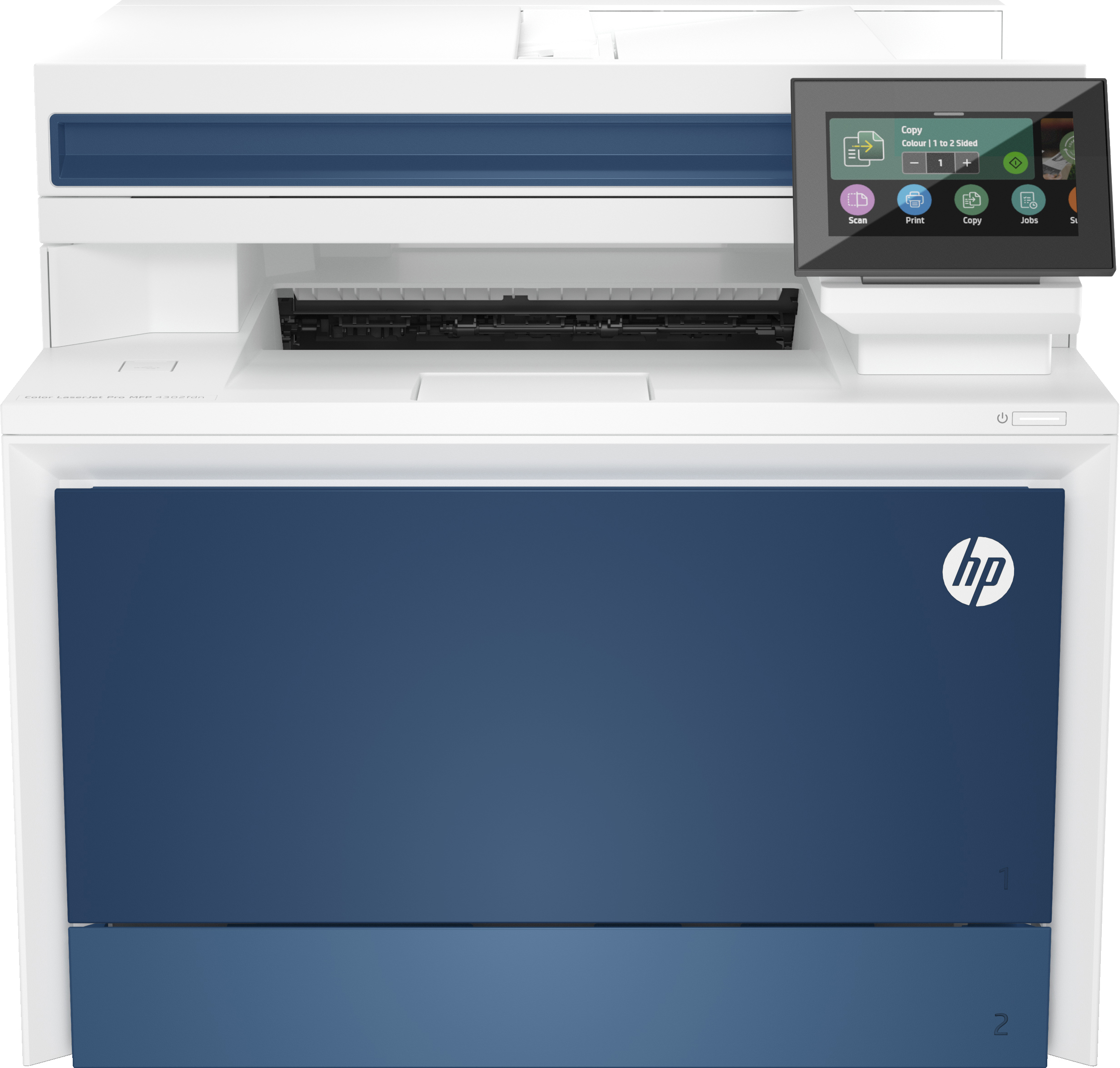 HP Imprimante multifonction Color LaserJet Pro 4302fdn, Couleur, Imprimante pour Petites/moyennes entreprises, Impression, copie, scan, fax, Imprimer depuis un téléphone ou une tablette. Chargeur automatique de documents. Impression recto-verso