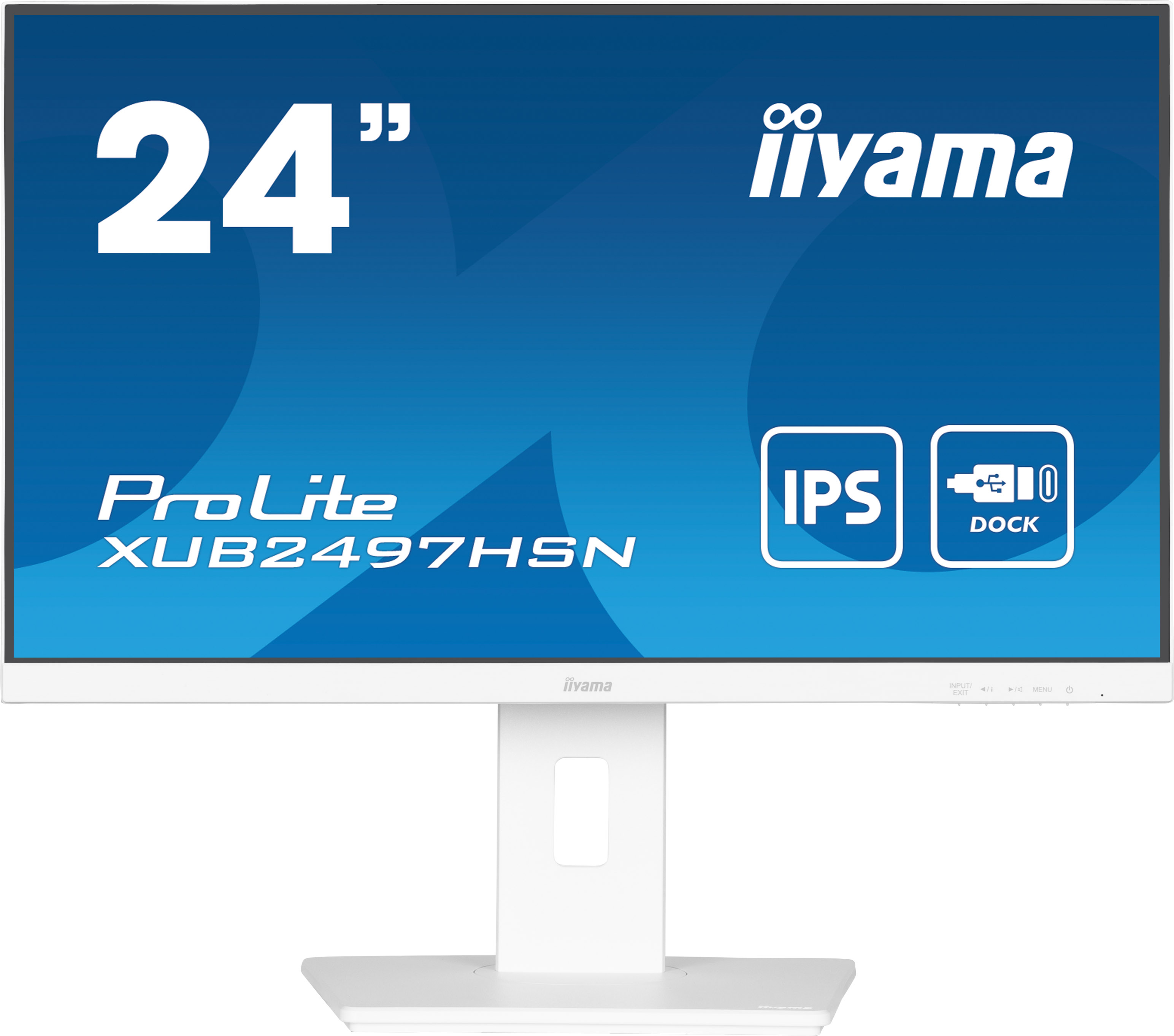 iiyama ProLite XUB2497HSN-W2 écran plat de PC 60,5 cm (23.8") 1920 x 1080 pixels Full HD LED Blanc iiyama ProLite XUB2497HSN-W2 écran plat de PC 60,5 cm (23.8") 1920 x 1080 pixels Full HD LED Blanc