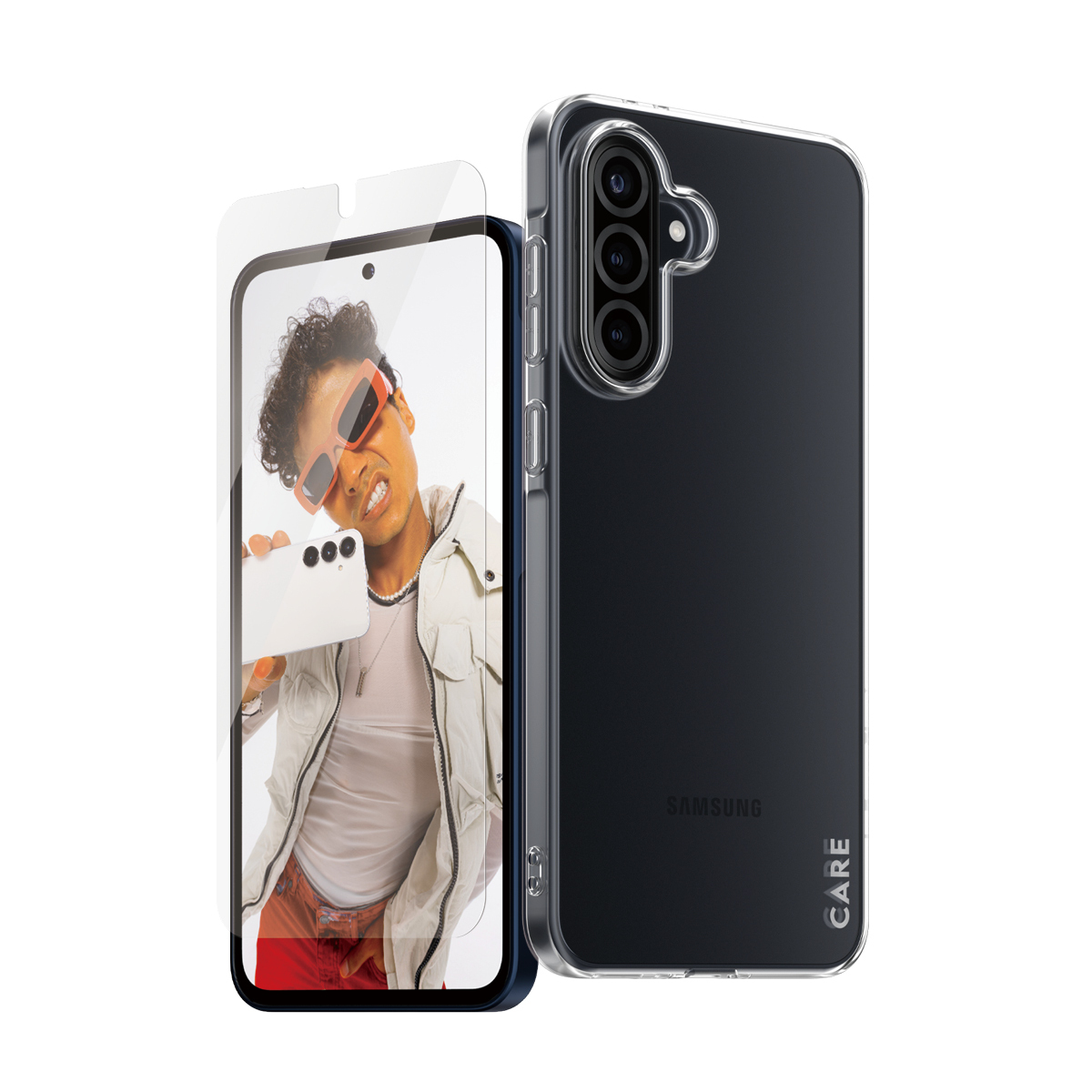 PanzerGlass CARE by ® Fashion 2-in-1 Bundle Samsung Galaxy A36 5G Protection d'écran transparent 1 pièce(s)