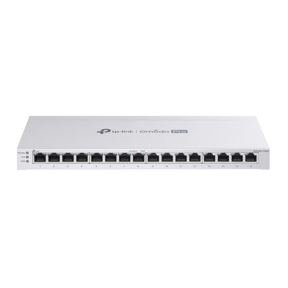 TP-Link Omada Pro S4500-16GP commutateur réseau Géré L2/L2+ Gris TP-Link Omada Pro S4500-16GP commutateur réseau Géré L2/L2+ Gris