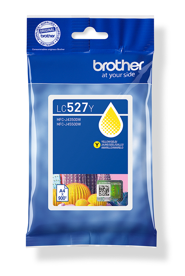 Brother Cartouche d'encre jaune LC527Y d'origine Brother Cartouche d'encre jaune LC527Y d'origine