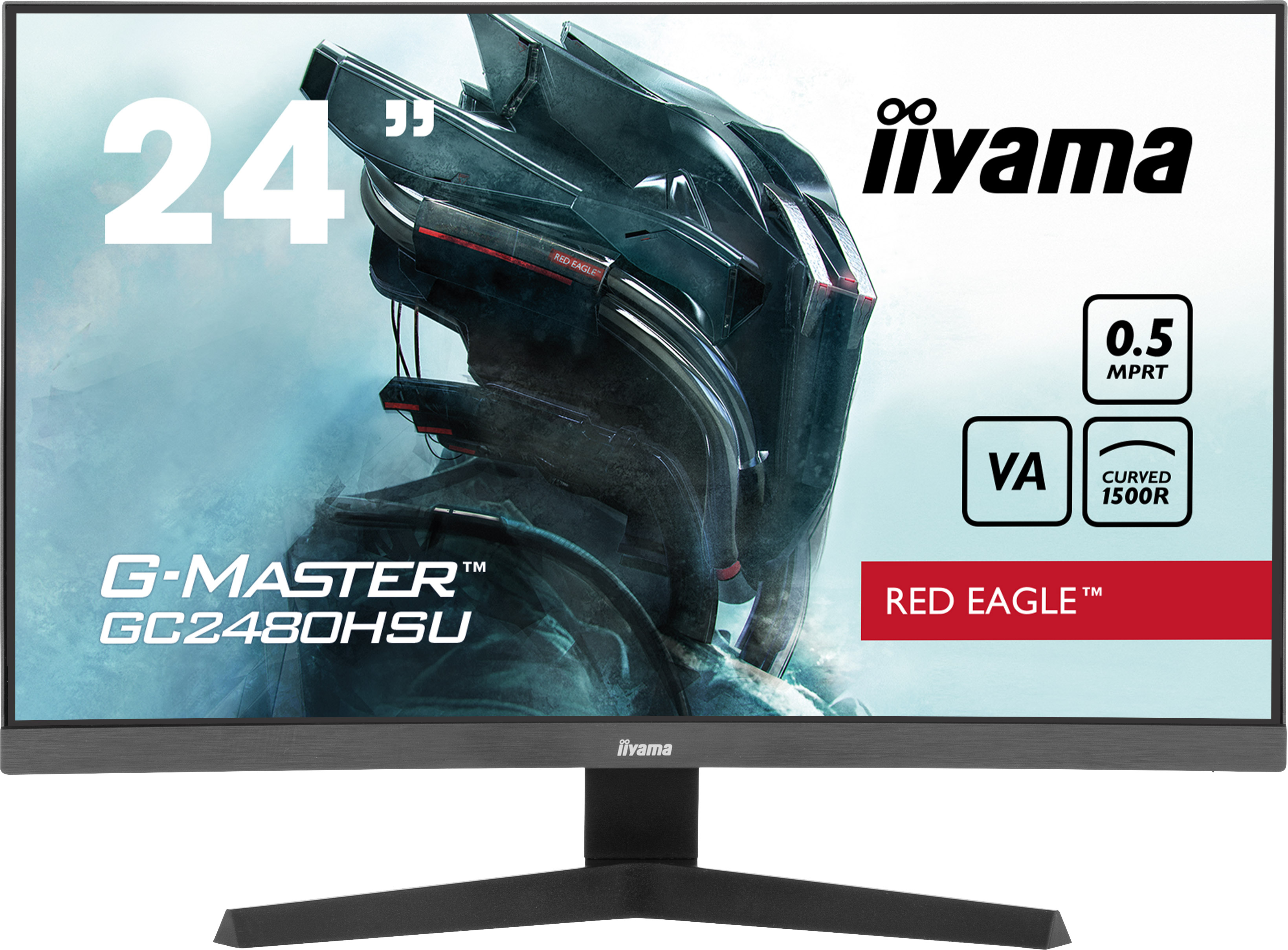 iiyama G-MASTER GC2480HSU-B1 écran plat de PC 61 cm (24") 1920 x 1080 pixels Full HD LED Noir iiyama G-MASTER GC2480HSU-B1 écran plat de PC 61 cm (24") 1920 x 1080 pixels Full HD LED Noir