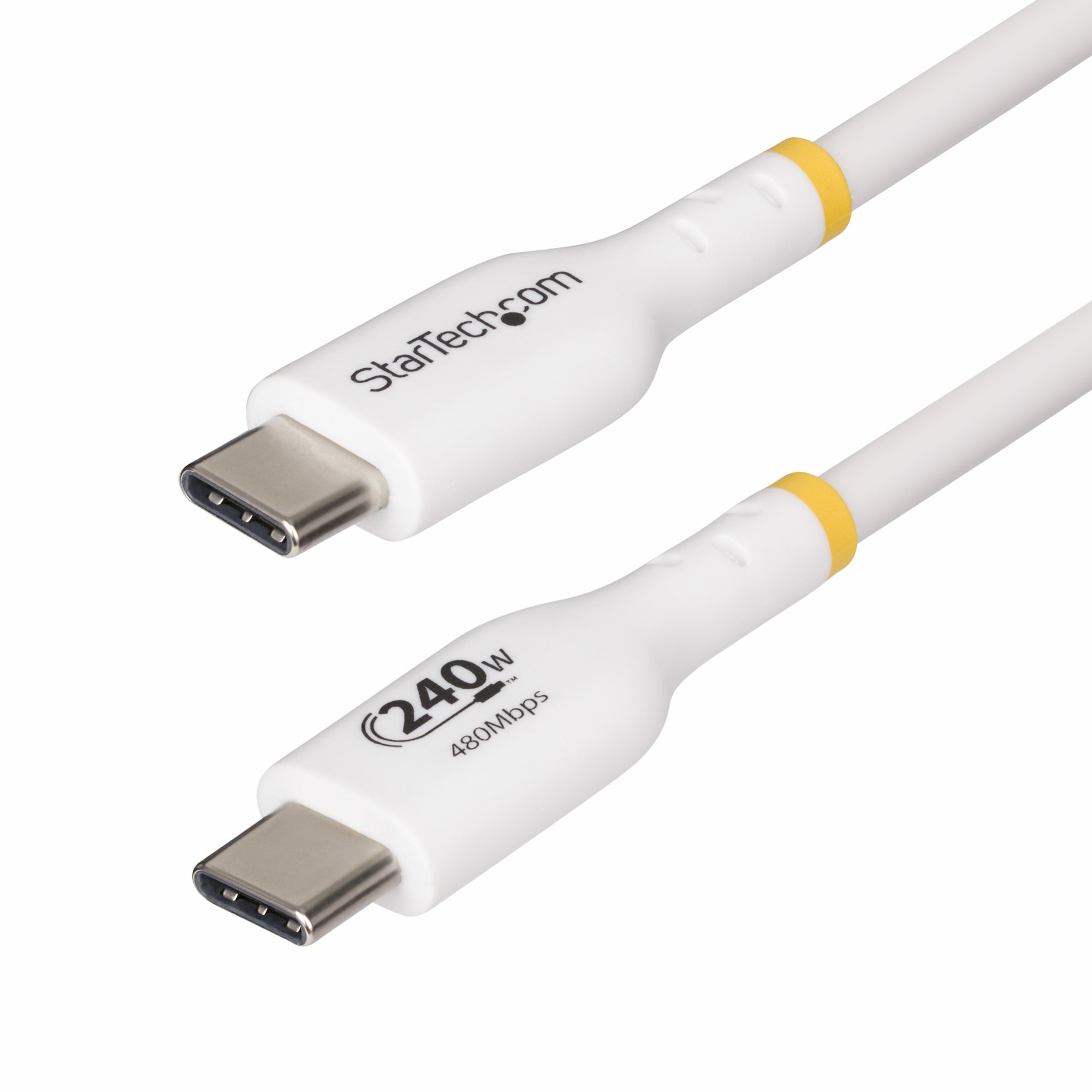StarTech.com USB2EPR4MW câble USB USB 2.0 4 m USB C Blanc StarTech.com USB2EPR4MW câble USB USB 2.0 4 m USB C Blanc