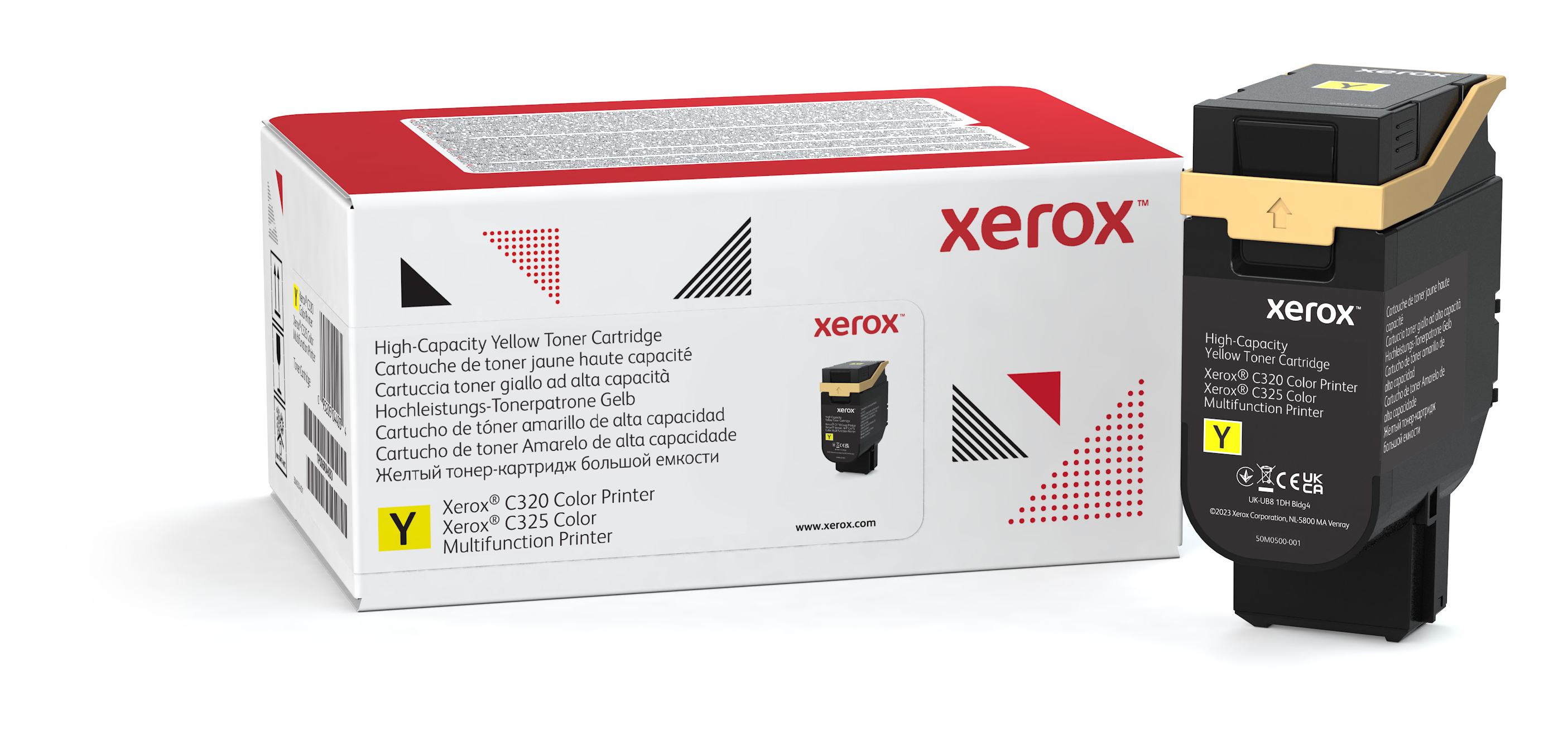 Xerox Cartouche de toner Jaune de Grande capacité Imprimante couleur ® C320?/?multifonctions ® C325 (5500 pages) - 006R04830 Xerox Cartouche de toner Jaune de Grande capacité Imprimante couleur ® C320?/?multifonctions ® C325 (5500 pages) - 006R04830