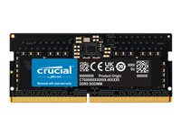 Crucial 8GB (1x8GB) DDR5-5600 CL 46 SO-DIMM RAM Notebook Speicher module de mémoire 8 Go 1 x 8 Go 5600 MHz ECC Crucial 8GB (1x8GB) DDR5-5600 CL 46 SO-DIMM RAM Notebook Speicher module de mémoire 8 Go 1 x 8 Go 5600 MHz ECC