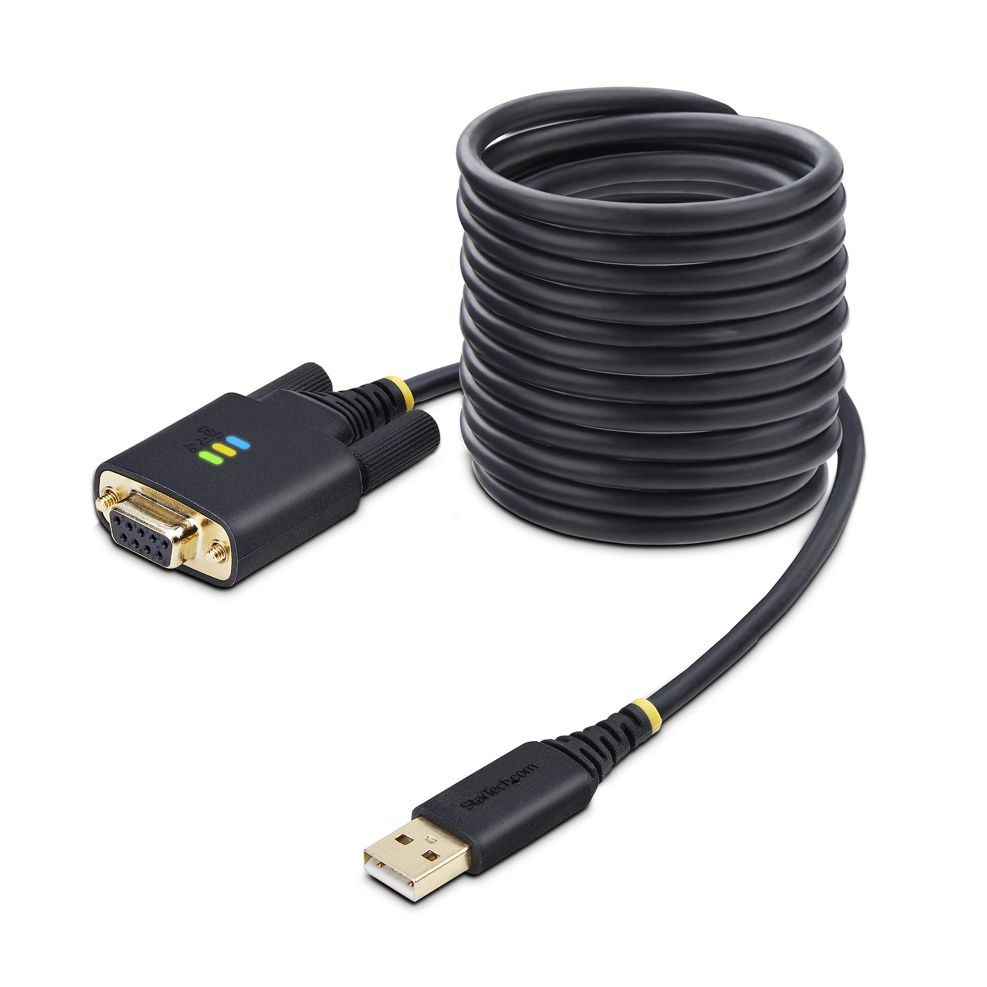 StarTech.com 1P10FFCN-USB-SERIAL câble Série Noir 3 m USB Type-A DB-9 StarTech.com 1P10FFCN-USB-SERIAL câble Série Noir 3 m USB Type-A DB-9