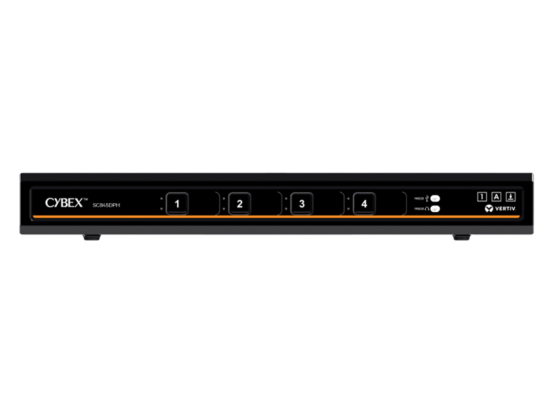 Vertiv SC840DPHC-400 commutateur écran, clavier et souris Noir