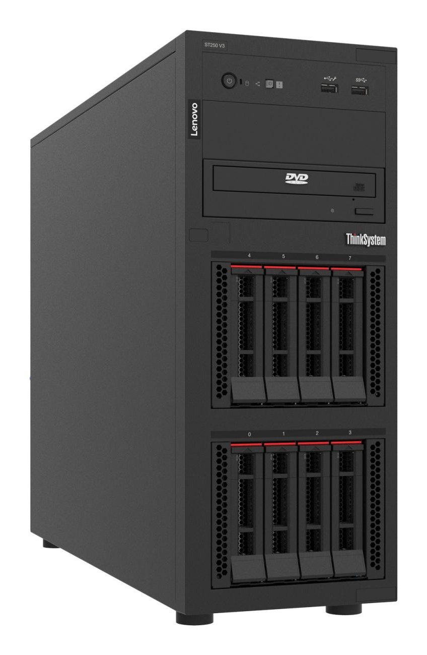 Lenovo ThinkSystem ST250 V3 serveur Tower Intel® Xeon® 6353P 2,7 GHz 32 Go DDR5-SDRAM 800 W