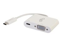 C2G USB C to VGA Video Adapter w/ Power Delivery