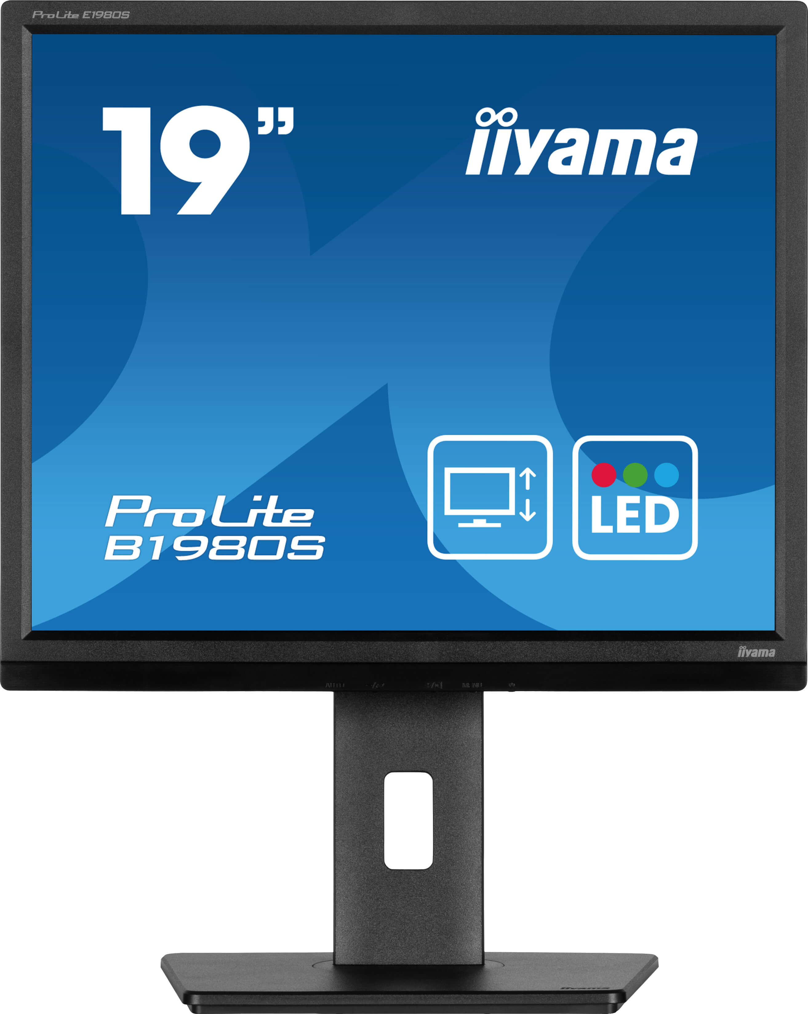 iiyama ProLite B1980S-B1 écran plat de PC 48,3 cm (19") 1280 x 1024 pixels VGA LED Noir iiyama ProLite B1980S-B1 écran plat de PC 48,3 cm (19") 1280 x 1024 pixels VGA LED Noir