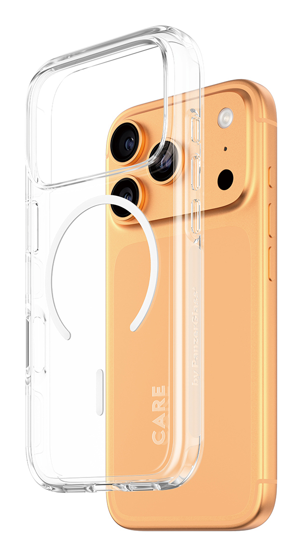 PanzerGlass CARE by ® Flagship Case Transparent Urban Explorer w. White MagSafe iPhone 17 Pro coque de protection pour téléphones portables Housse