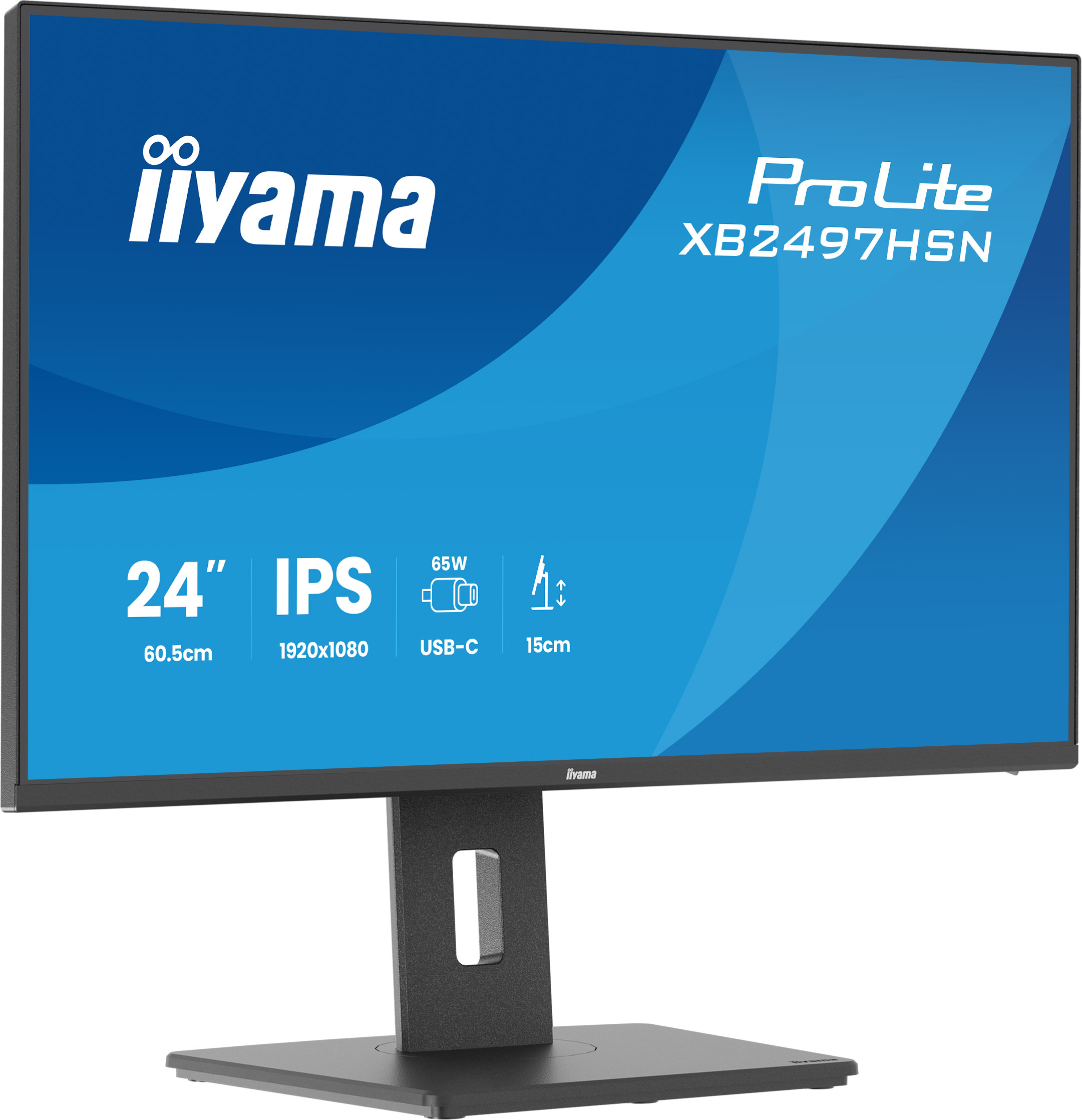 iiyama ProLite XB2497HSN-B1 écran plat de PC 60,5 cm (23.8") 1920 x 1080 pixels Full HD Noir