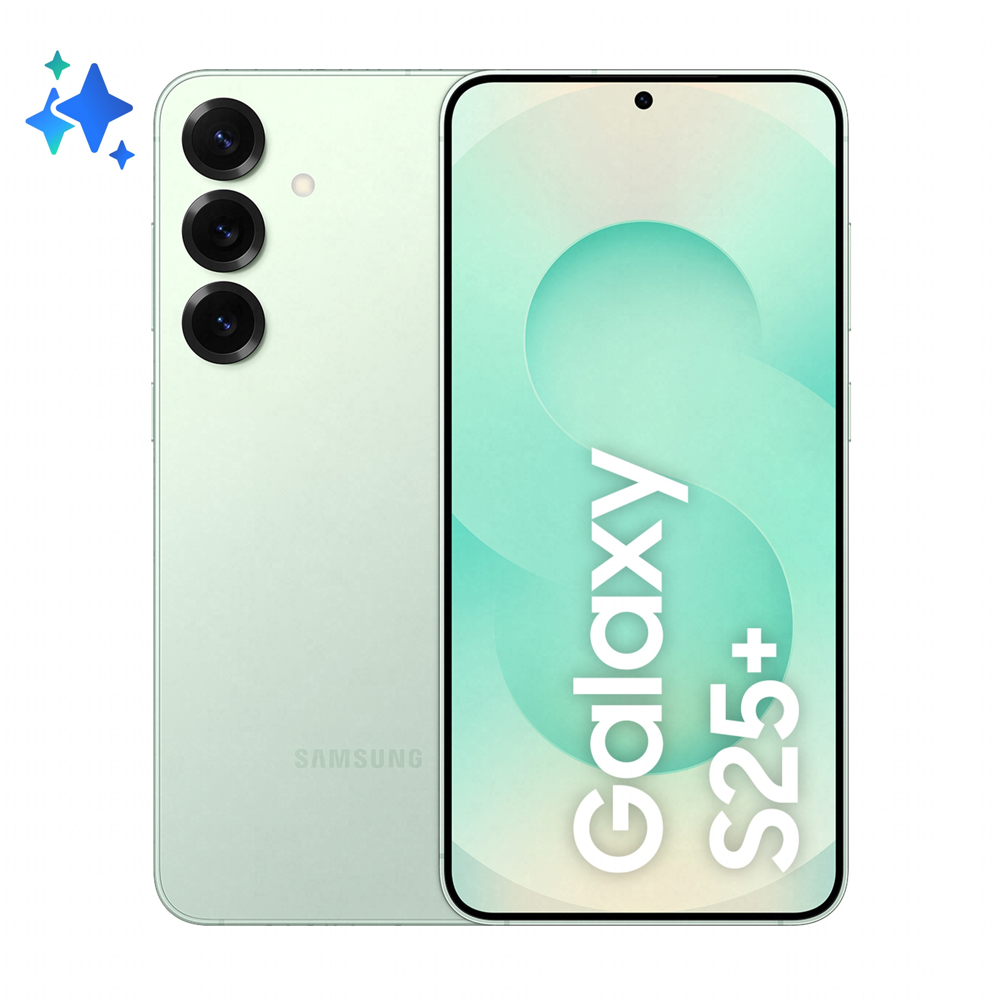 Samsung Galaxy S25+ 17 cm (6.7") Double SIM Android 15 5G USB Type-C 12 Go 256 Go 4900 mAh Couleur menthe Samsung Galaxy S25+ 17 cm (6.7") Double SIM Android 15 5G USB Type-C 12 Go 256 Go 4900 mAh Couleur menthe