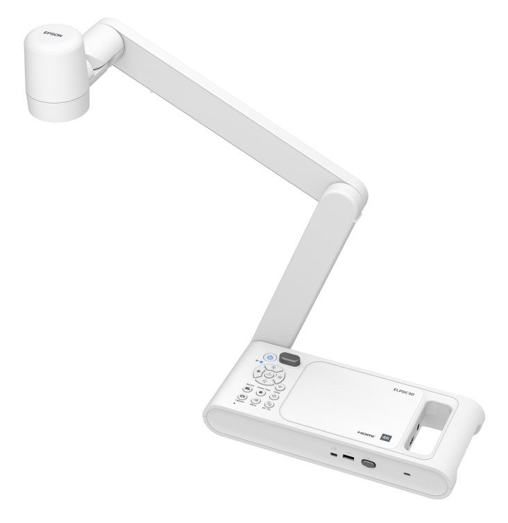Epson V12HB09080 caméra de documents Blanc 25,4 / 3,2 mm (1 / 3.2") CMOS USB/HDMI/Wi-Fi Epson V12HB09080 caméra de documents Blanc 25,4 / 3,2 mm (1 / 3.2") CMOS USB/HDMI/Wi-Fi