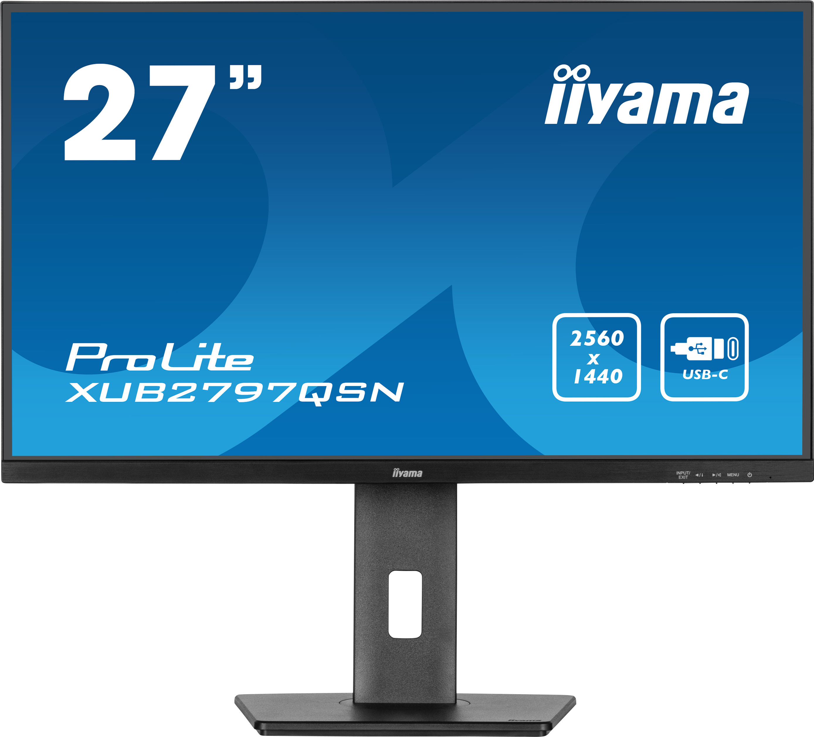 iiyama ProLite XUB2797QSN-B2 écran plat de PC 68,6 cm (27") 2560 x 1440 pixels 2K Ultra HD LED Noir iiyama ProLite XUB2797QSN-B2 écran plat de PC 68,6 cm (27") 2560 x 1440 pixels 2K Ultra HD LED Noir