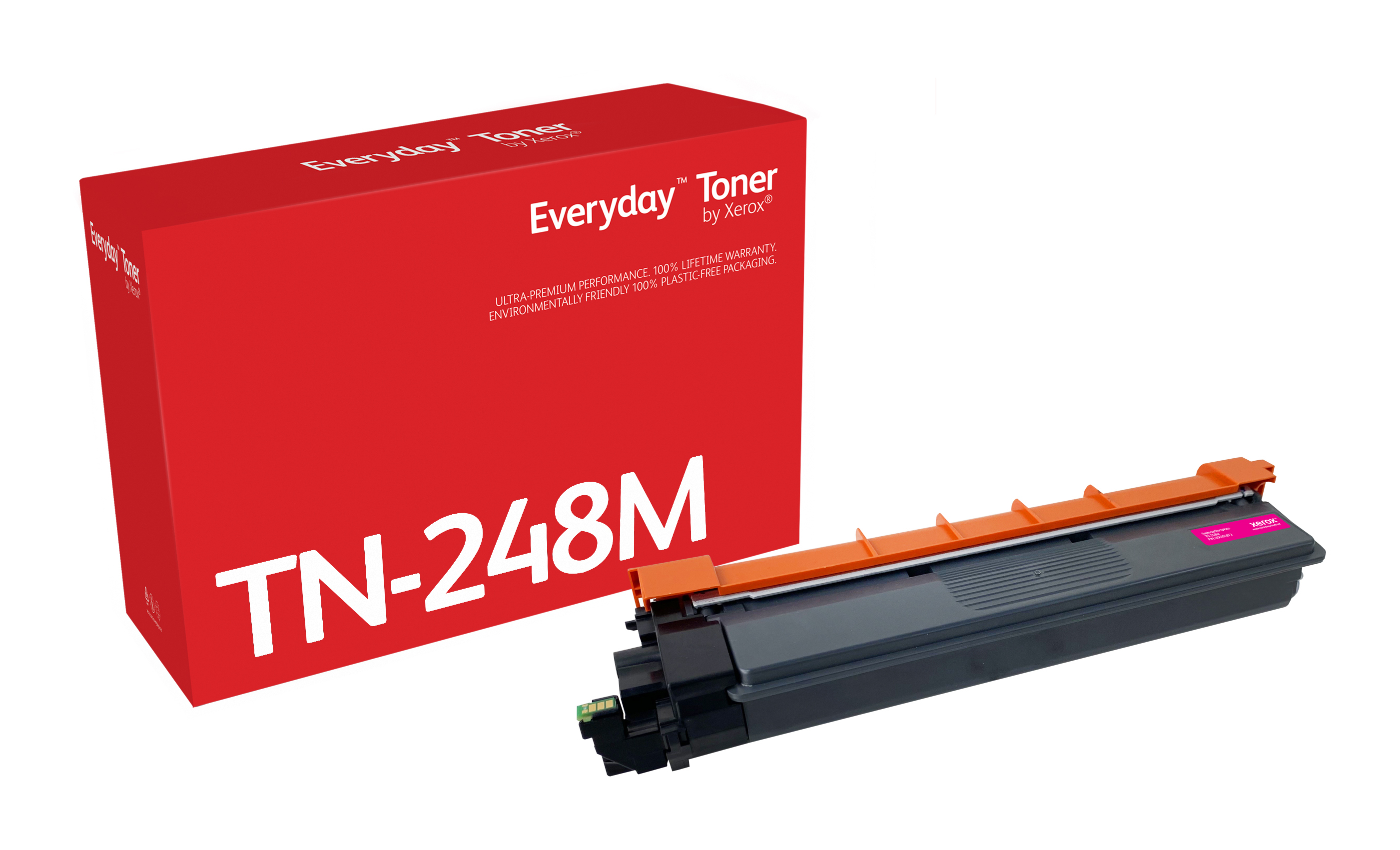 Xerox Toner Magenta Everyday™ de compatible avec Brother TN248M, Capacité standard Xerox Toner Magenta Everyday™ de compatible avec Brother TN248M, Capacité standard
