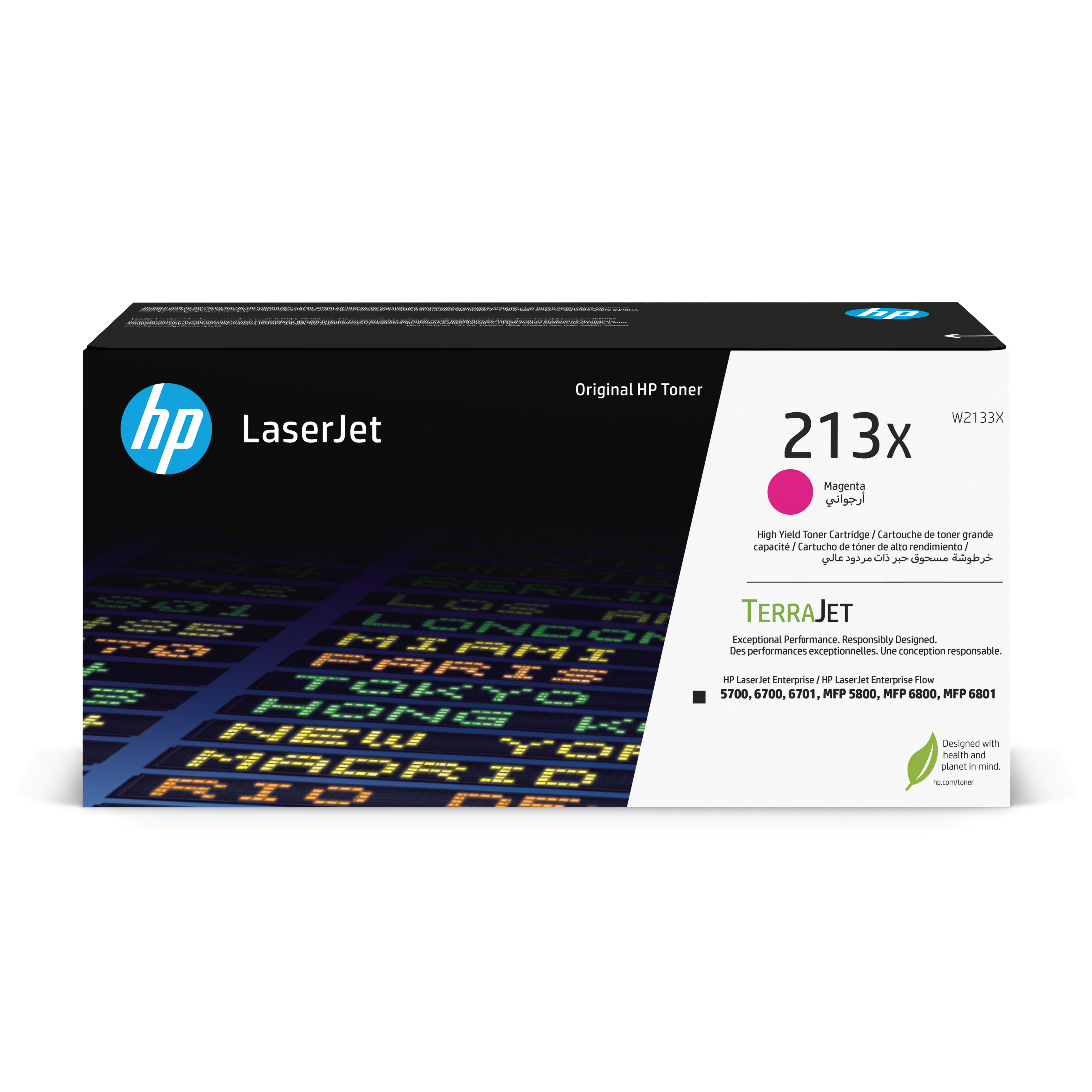 HP 213X Toner LaserJet authentique Grande capacité Magenta HP 213X Toner LaserJet authentique Grande capacité Magenta