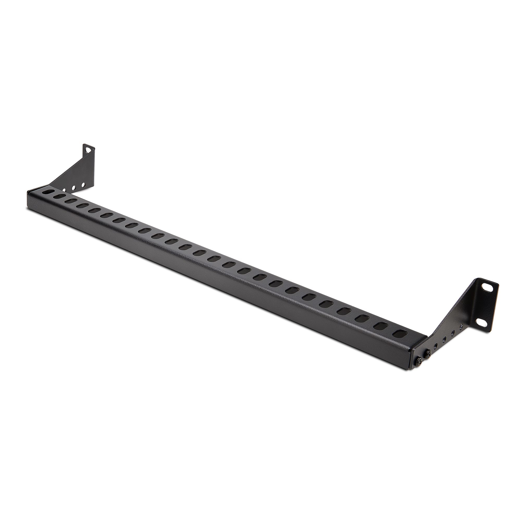 StarTech.com Guide-Câbles Montable en Rack 1U avec Profondeur Réglable, Support de Câbles pour Racks/Armoires 19", Barre de Fixation pour Câbles Horizontale pour Panneaux de Brassage/Switchs/PDUs