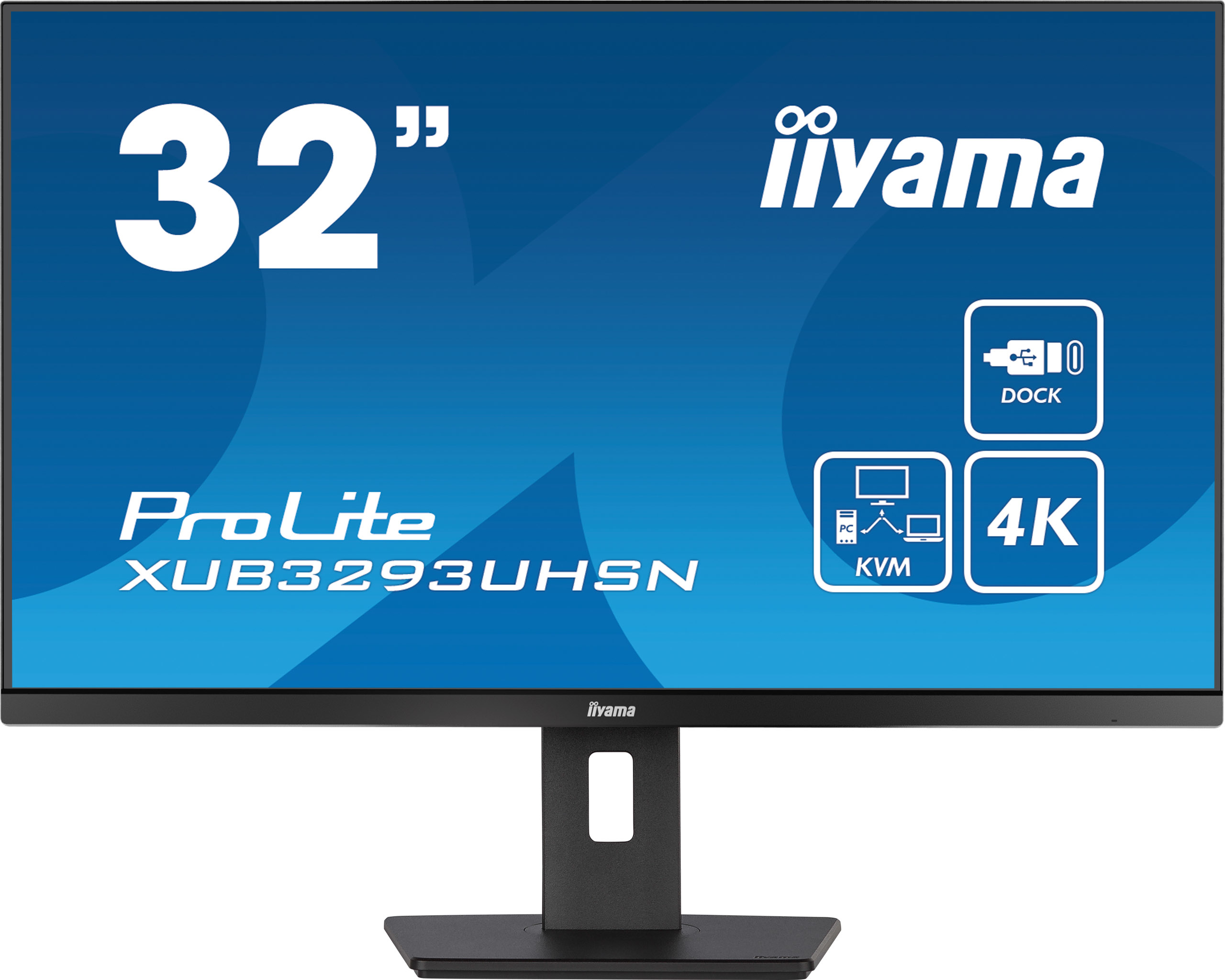 iiyama ProLite XUB3293UHSN-B5 écran plat de PC 80 cm (31.5") 3840 x 2160 pixels 4K Ultra HD LCD Noir iiyama ProLite XUB3293UHSN-B5 écran plat de PC 80 cm (31.5") 3840 x 2160 pixels 4K Ultra HD LCD Noir