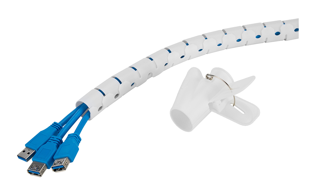 Neomounts ADS06-142WH Gaine de câble - pour 1-5 câbles - universelle