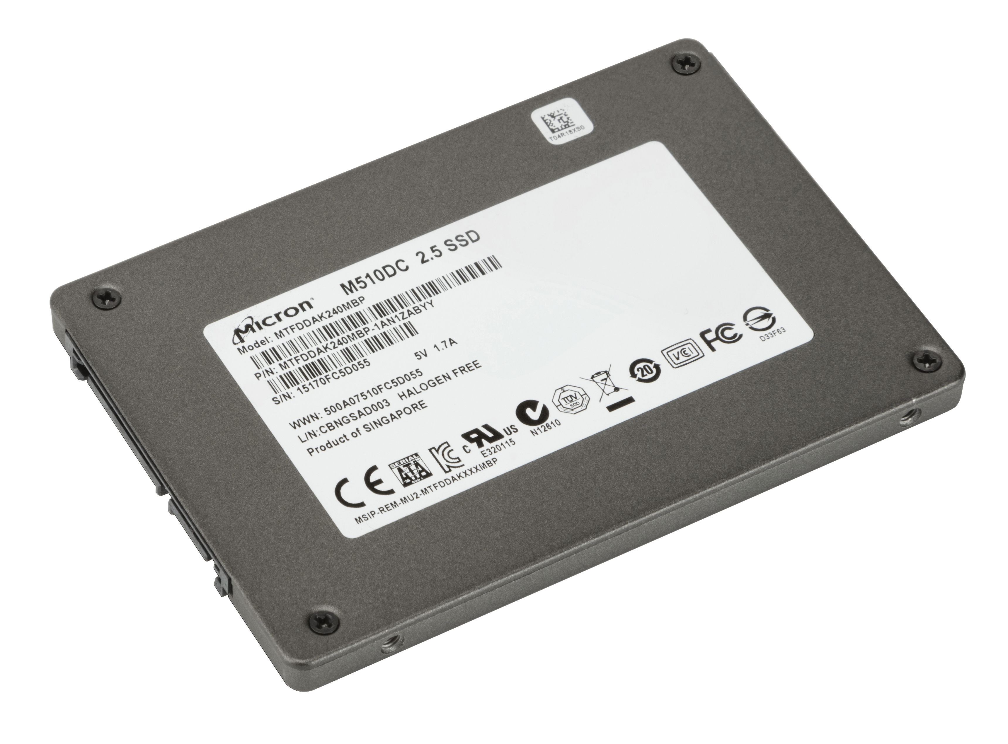 Enterprise Class 480GB SATA SSD Enterprise Class 480GB SATA SSD