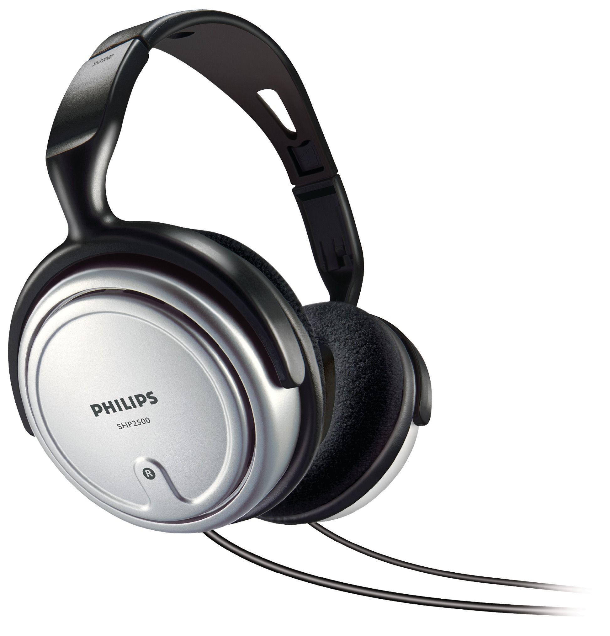 Philips Casque TV filaire d'intérieur SHP2500/10 Philips Casque TV filaire d'intérieur SHP2500/10