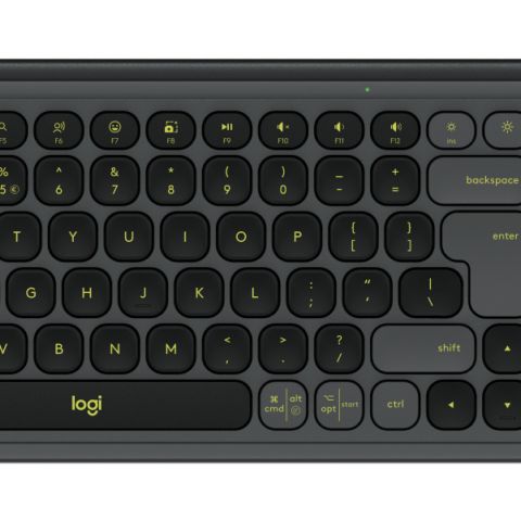 Logitech POP Icon Combo clavier Souris incluse Universel Bluetooth QWERTY US International Granit, Vert