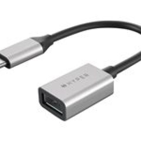 HYPER HD425D-GL câble USB 0,0176 m USB 3.2 Gen 2 (3.1 Gen 2) USB C USB A Noir, Argent