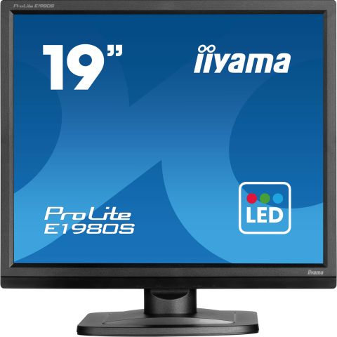 iiyama ProLite E1980S-B1 écran plat de PC 48,3 cm (19") 1280 x 1024 pixels VGA LED Noir
